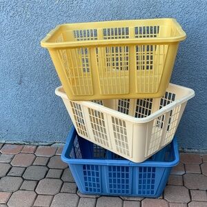 RUBBERMAID VINTAGE BASKET SET 3 retro